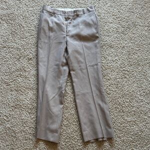 Men's Tailored Dress Pants in Light Taupe
